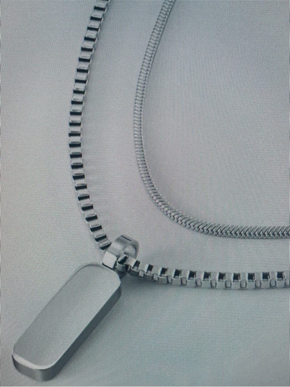 Sylvian Grant Minimal Pendant duo Necklace